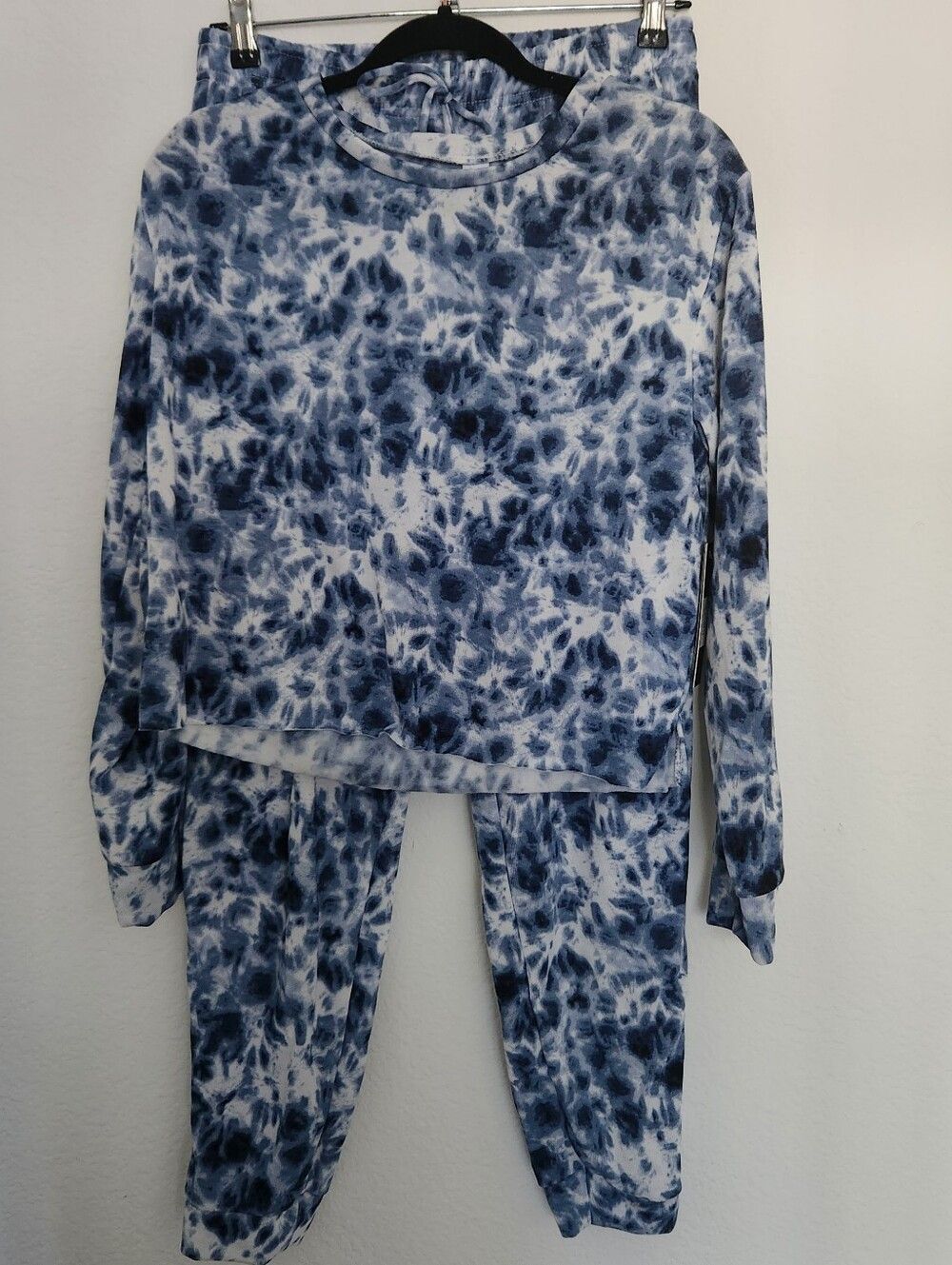 Catherine Malandrino Womens 2 Piece Set Loungwear Top & Jogger Pants Size XL